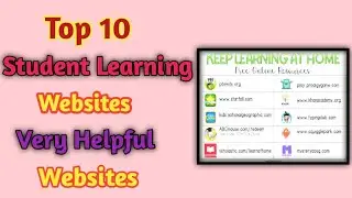 Top 10 Student Learning Websites In Google  || Fee Leraning Websites In Google