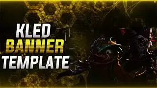 [GIMP] Youtube Banner Template #16 - KLED (SPEEDART INCLUDED)