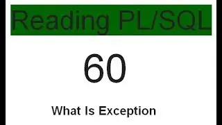 What Is  Exception 60