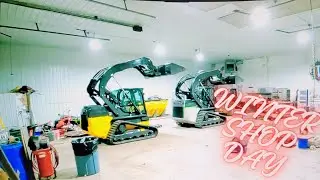 BOSS NEW SKID STEERS GETS NEW  PAINTJOB !!!