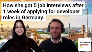 How to get 5 interview invitations after 1 week of applying for developer roles in Germany