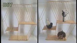 DIY MEMBUAT HIASAN DINDING DARI TUSUK SATE AESTHETIC