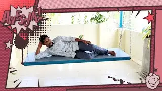 ஊஞ்சல்😃😂🤩| how to make swing | swing with plywood |#swing #homemade #tamil  #trending @physicsfun