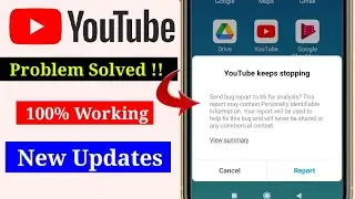 Youtube keeps stopping problem || How to fix youtube keeps stopping | Youtube keeps stopping | 2021