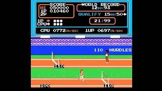 Track and Field (1983) gameplay