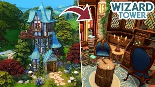 Wizard’s Magical Tower // The Sims 4 Speed Build