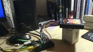Gopher2600 Running on Raspberry Pi with Real Cartridge