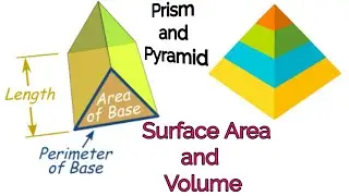Pyramid and Prism: Surface Area and Volume