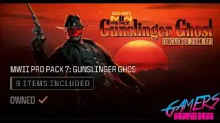 COD MW2 | MW3 GUNSLINGER GHOST Pro Pack 7 Operator Skin Hard Unlocked PS XBOX PC - Ultra Rare