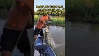 Marca um pescador que mente muito