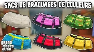 ✔AVOIR TOUT LES SACS DE BRAQUAGES DE COULEURS SUR GTA 5 ONLINE !✔
