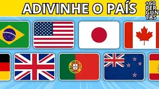 🎌 DE QUE PAÍS É A BANDEIRA? | 🚩 60 Perguntas de múltipla escolha | 90% das pessoas não vão acertar 🚩