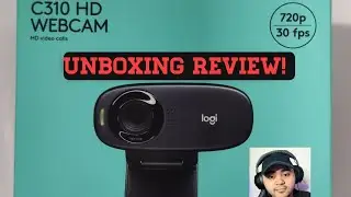 Unboxing of Logitech C310 webcam : Budget friendly Webcam!!