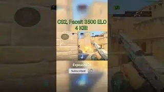 CS2, Faceit 3500 Elo, 4 Kill! 