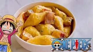 ONE PIECE: Penne Gorgonzola with Sea King Meat