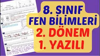 8th Grade Science 2nd Term 1st Written Exam Questions and Solutions