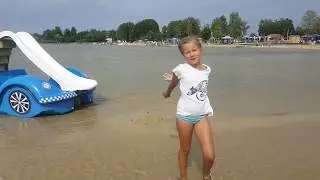 Мелководье на озере Свитязь (Украина)