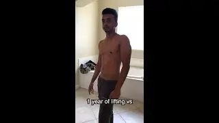 1 year of lifting vs 5 years