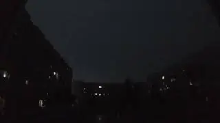 Небольшая гроза поздним вечером в Сургуте (07.06.23)