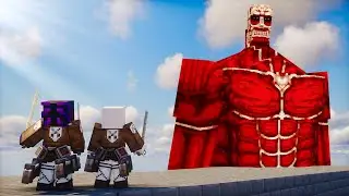 2 Idiots Survive Attack On Titan in Minecraft