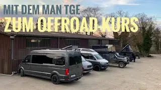 Mit dem MAN TGE 4x4 und VW California zum Offroad-Kurs - Vanlife im Gelände / Motocross Ederswiler