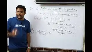 Question 9 | Exe 6.2 | Increasing and Decreasing Function | Application of Derivatives | Maths | XII