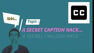 How to Add Captions into YouTube Video (SECRET HACK)