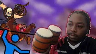 3 Fighting Games Played with the DK Kongo Bongos