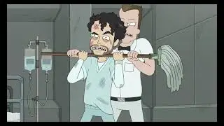 Morty Escapes an Insane Asylum | The Portal Boys | Rick and Morty