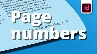 How to add Page Numbers in InDesign | Adobe Tutorial