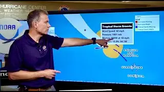 Afternoon Update on Tropical Storm Ernesto from the NHC in Miami, FL (August 13, 2024)