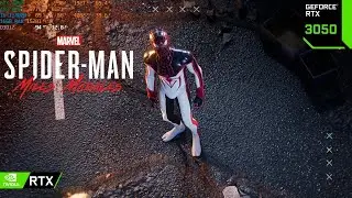 Miles Morales Asus tuf F15 I5-11400H RTX 3050 4GB DLSS Quality (1080p Graphics / Very High Settings)