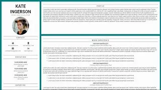 How To Create A Simple Resume/CV/Portfolio Using HTML & CSS