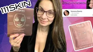 111 SKIN Rose Gold Brightening Sheet Mask Try-On + Birthday Collab for Vanessa Beauty!
