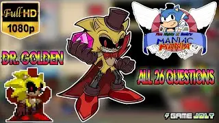 FNaS: Maniac Mania - All 26 Dr. Golden Questions (The Story of Dr. Golden) (HD) [1080p60FPS]
