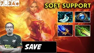 Save Lina Soft Support - Dota 2 Patch 7.34e Pro Pub Gameplay