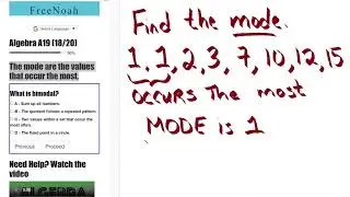 Algebra Assessment 19 Question (17/20) Mode