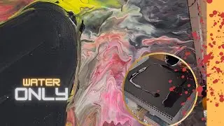 Paint With Me: Challenging Black Acrylic Fluid Art Part 3 Finally|# 3