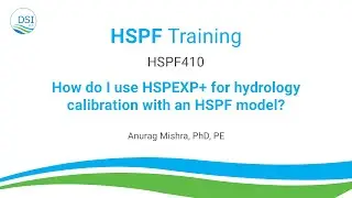 HSPF410: How do I use HSPEXP+ for hydrology calibration with an HSPF model?