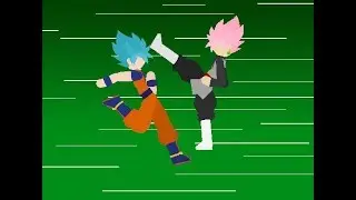 Pivot Animator Short: Goku vs Goku Black