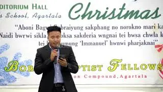 Suwarirok lopbwi rwchaplaio sing by Mr. Rahim Kalai, advent Christmas 2022 Borok Baptist Fellowship