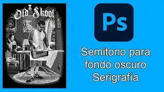COMO HACER SEMITONOS EN PHOTOSHOP PASO A PASO PARA FONDO OSCURO FACIL SERIGRAFIA