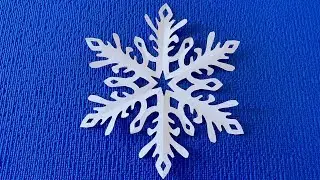 Openwork paper snowflake. Paper Snowflake.
