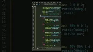 Shape changing Animation | Html Css 
