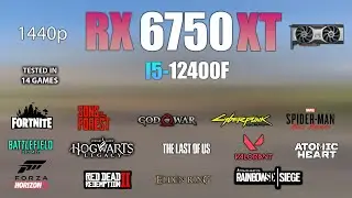 RX 6750 XT + I5 12400F : Test in 14 Games at - RX 6750XT Gaming