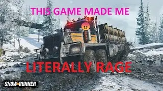 SNOWRUNNER - THIS GAME MADE ME LITERALLY RAGE IRL (Livestream Blind Playthrough PART 1)