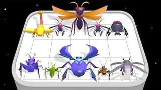 MERGE INSECT 3D - Insect Fusion Merge Battle (Part 02)