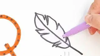 알파벳 P,Q,R 점선 따라 쓰고 그림 그리고 색칠하면서 영어 단어를 배우기 | Learn Alphabet P,Q,R Words with Drawing and Coloring