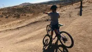 Reserve Mountain Bike Trail With Grandson Cannondale Lefty