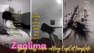 Zaalima Song Viral Reels Video Editing Tutorial | CapCut Trending | Instagram Aesthetic Reel Edit 